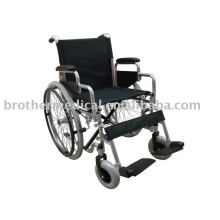 Chaise roulante standard auto-propulsion en argent BME4617S